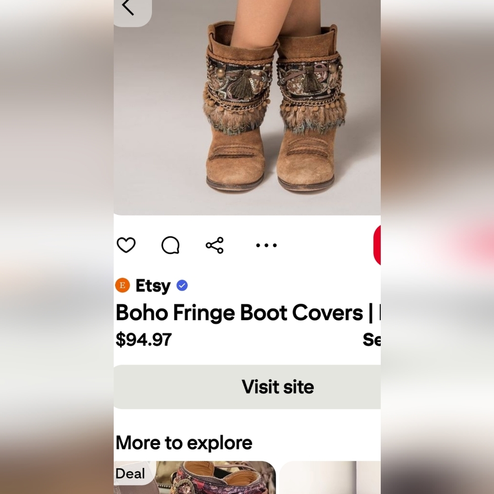 Beautiful Boot Covers - Picture 2 of 6